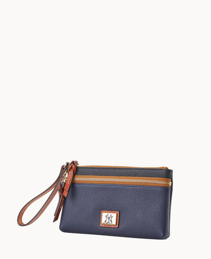 Dooney & Bourke MLB Yankees Double Zip Wristlet