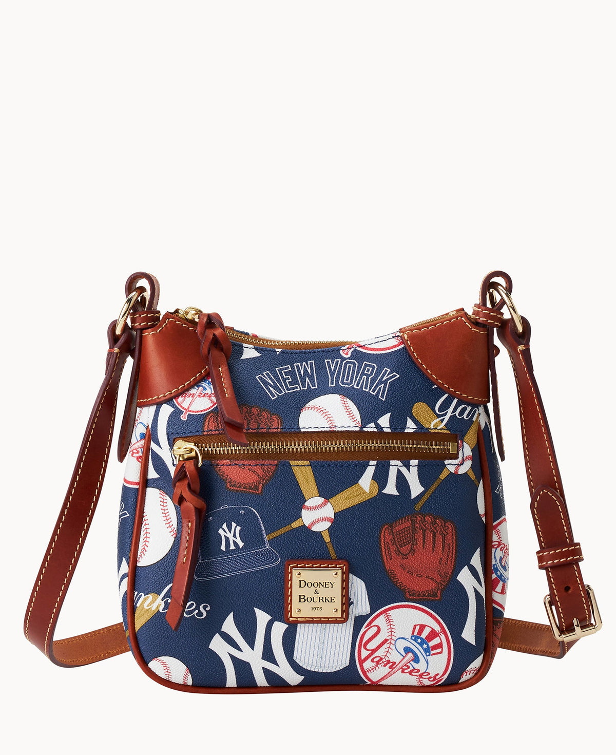 Dooney & Bourke MLB Yankees Front Zip Crossbody