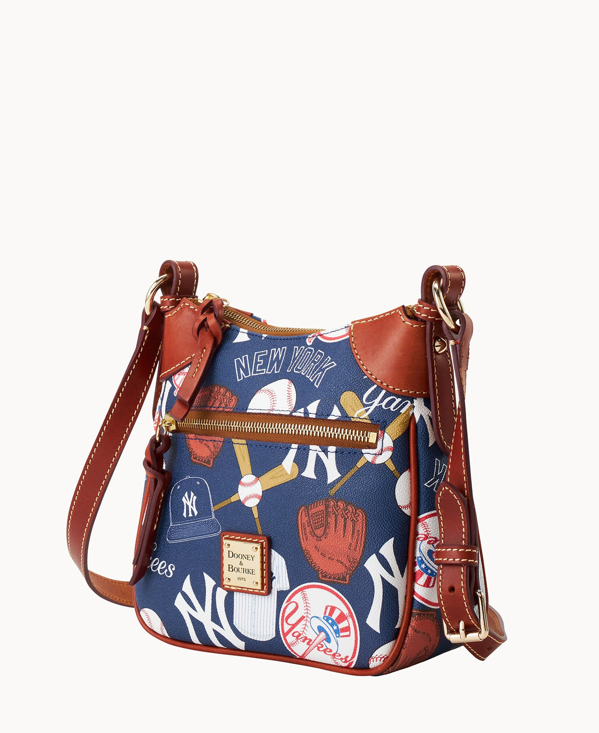Dooney & Bourke MLB Yankees Front Zip Crossbody