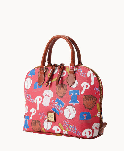Dooney & Bourke MLB Phillies Zip Zip Satchel