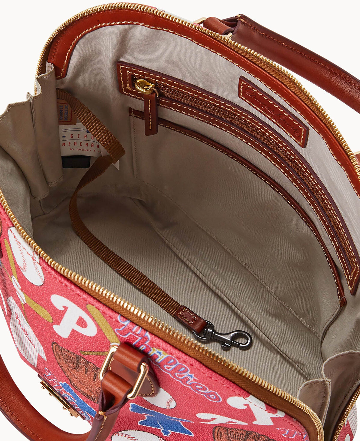 Dooney & Bourke MLB Phillies Zip Zip Satchel