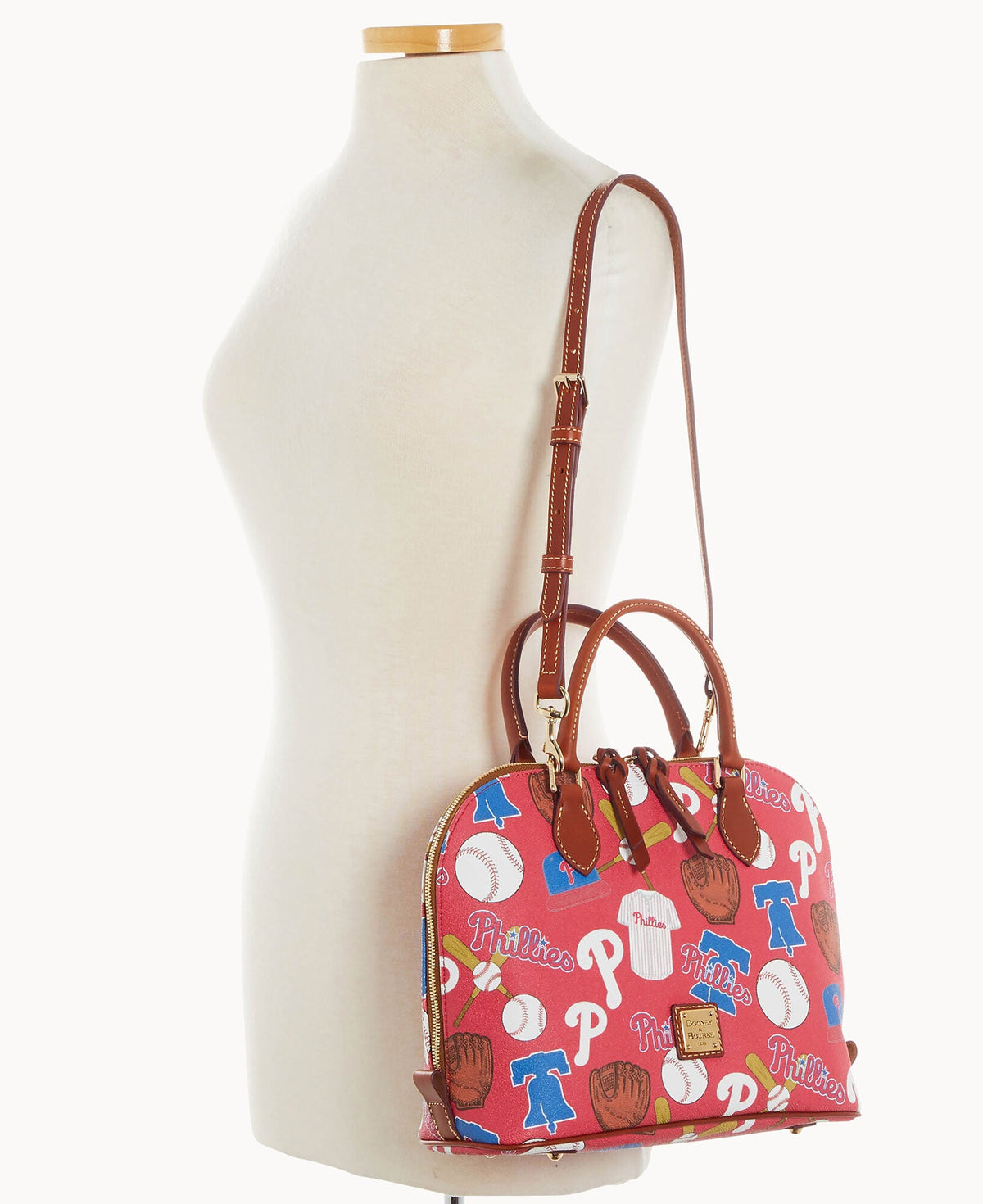 Dooney & Bourke MLB Phillies Zip Zip Satchel