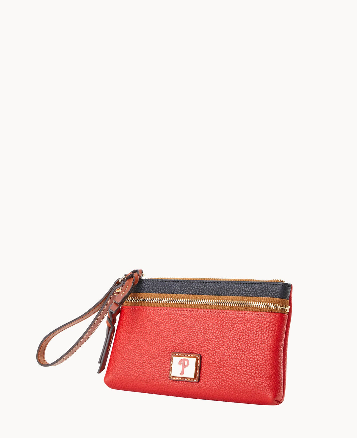 Dooney & Bourke MLB Phillies Double Zip Wristlet