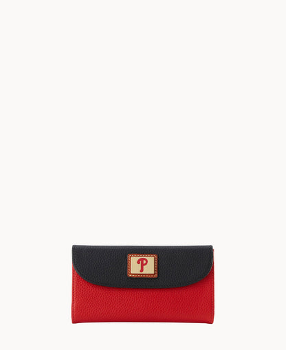 Dooney & Bourke MLB Phillies Continental Clutch