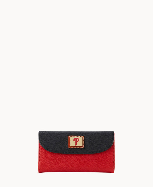 Dooney & Bourke MLB Phillies Continental Clutch