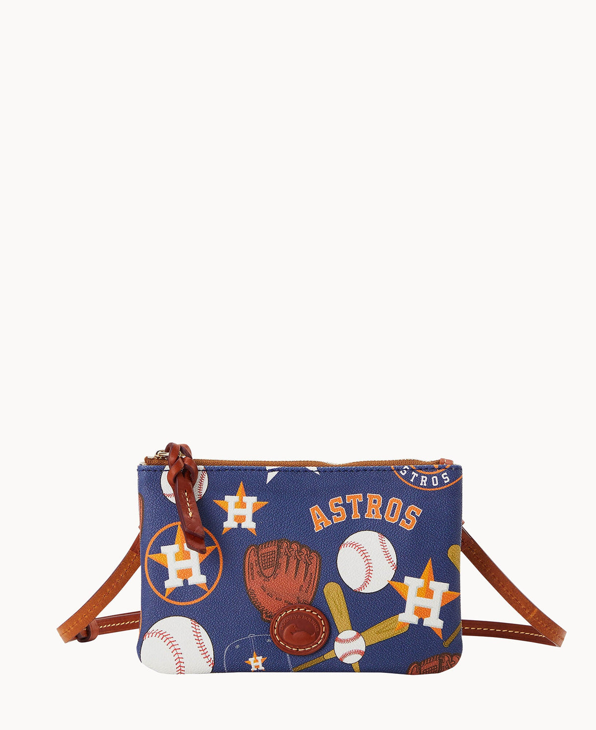 Dooney & Bourke MLB Astros Top Zip Crossbody