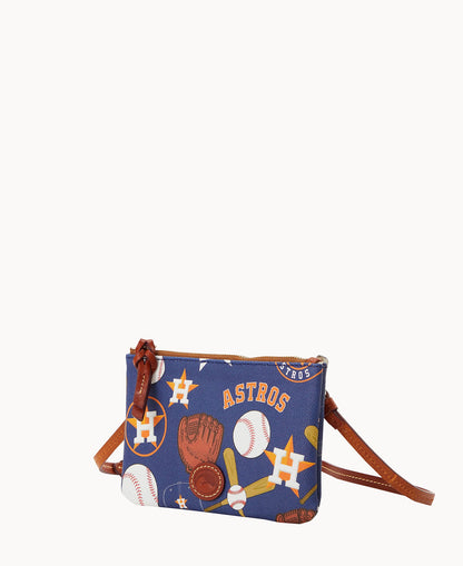 Dooney & Bourke MLB Astros Top Zip Crossbody