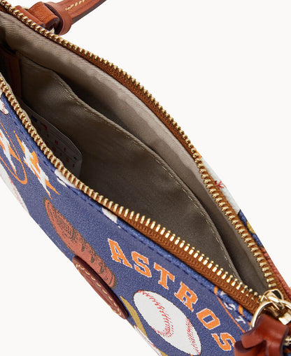 Dooney & Bourke MLB Astros Top Zip Crossbody