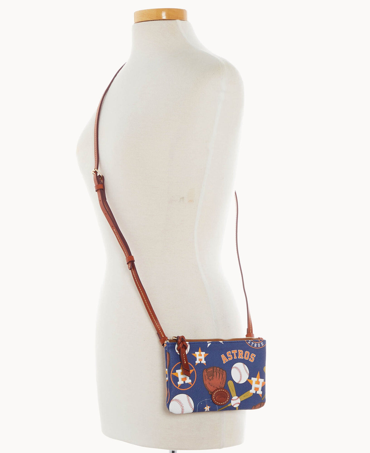 Dooney & Bourke MLB Astros Top Zip Crossbody