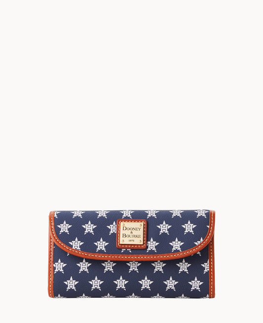Dooney & Bourke MLB Astros Continental Clutch