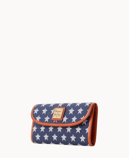 Dooney & Bourke MLB Astros Continental Clutch