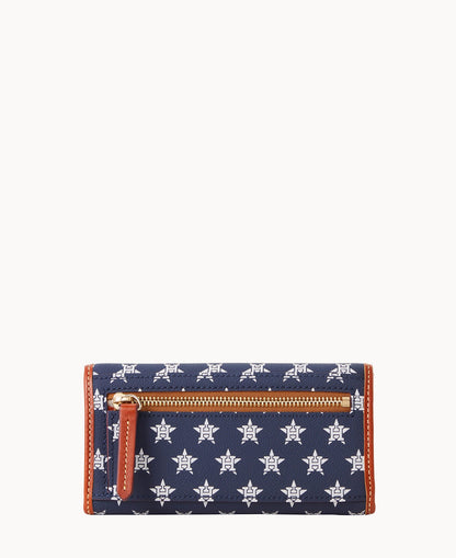 Dooney & Bourke MLB Astros Continental Clutch