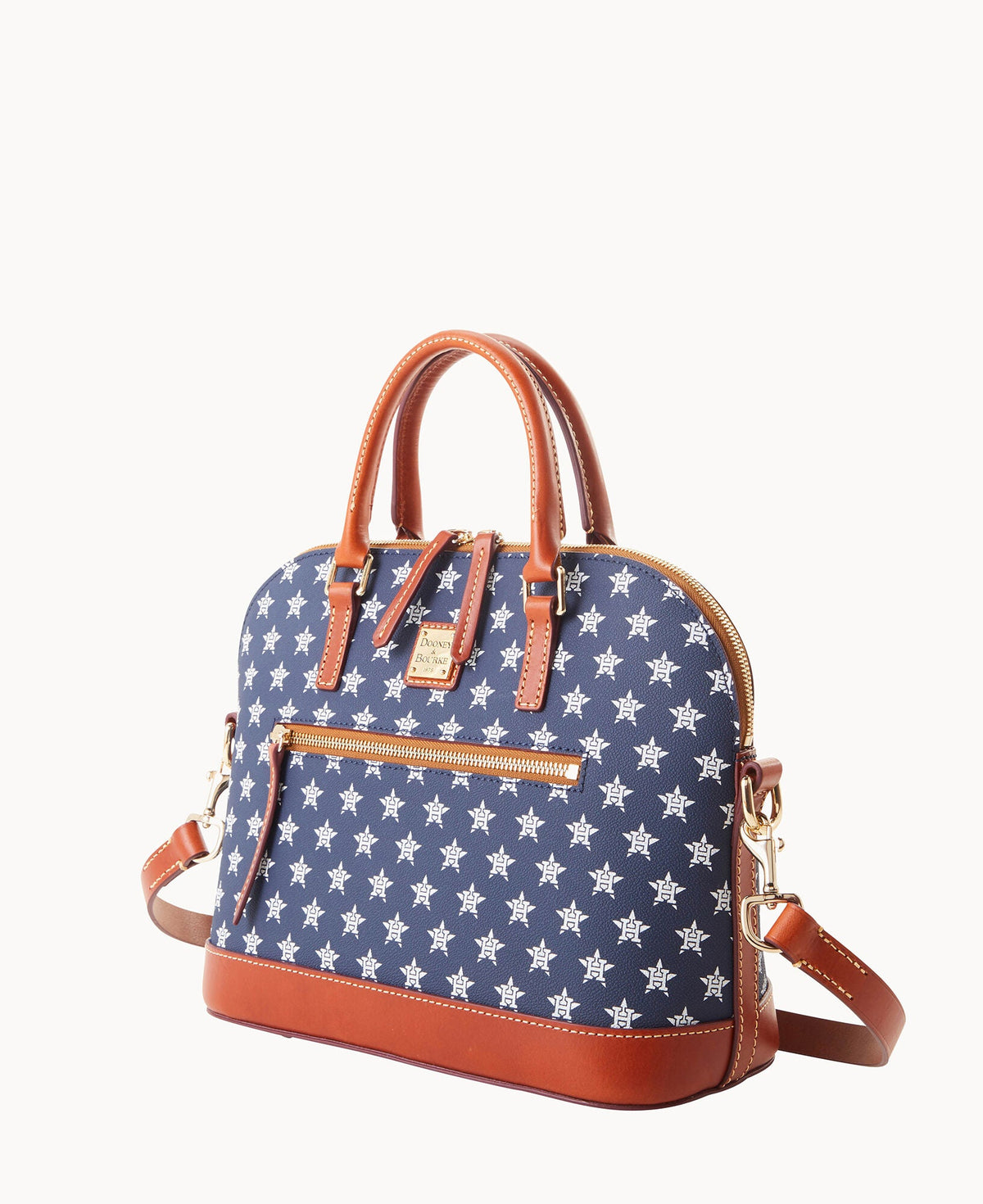 Dooney & Bourke MLB Astros Domed Zip Satchel