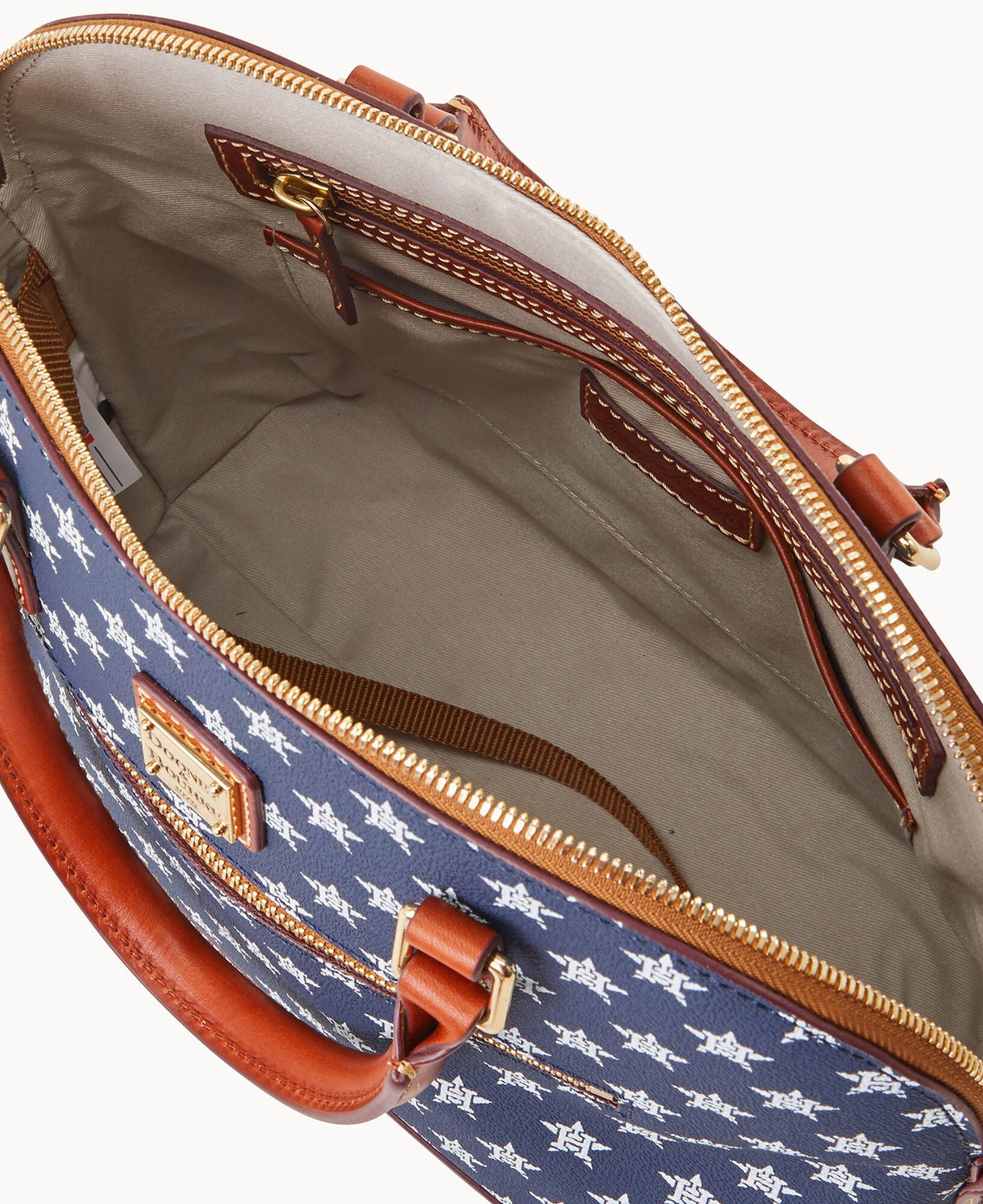 Dooney & Bourke MLB Astros Domed Zip Satchel