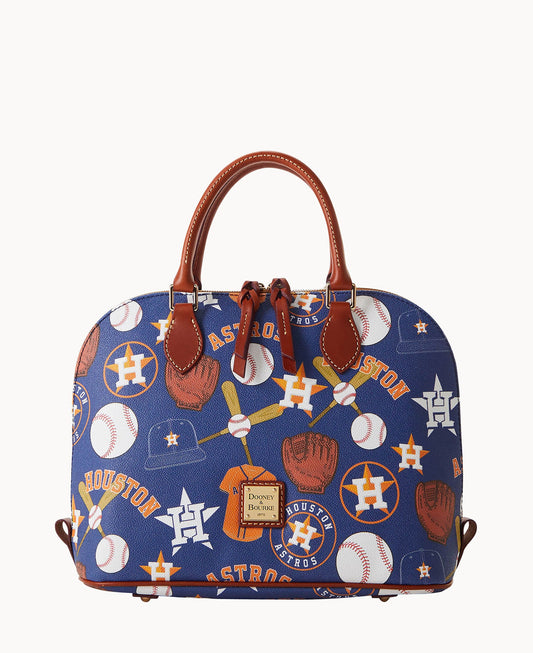 Dooney & Bourke MLB Astros Zip Zip Satchel
