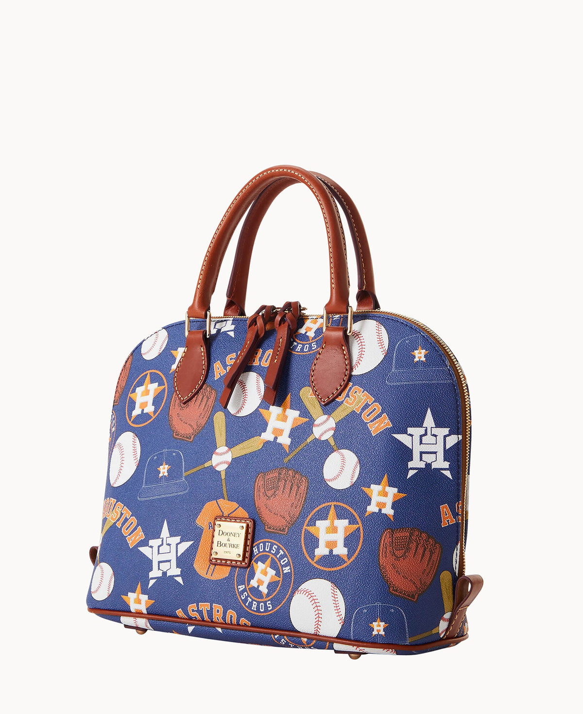 Dooney & Bourke MLB Astros Zip Zip Satchel