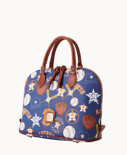 Dooney & Bourke MLB Astros Zip Zip Satchel