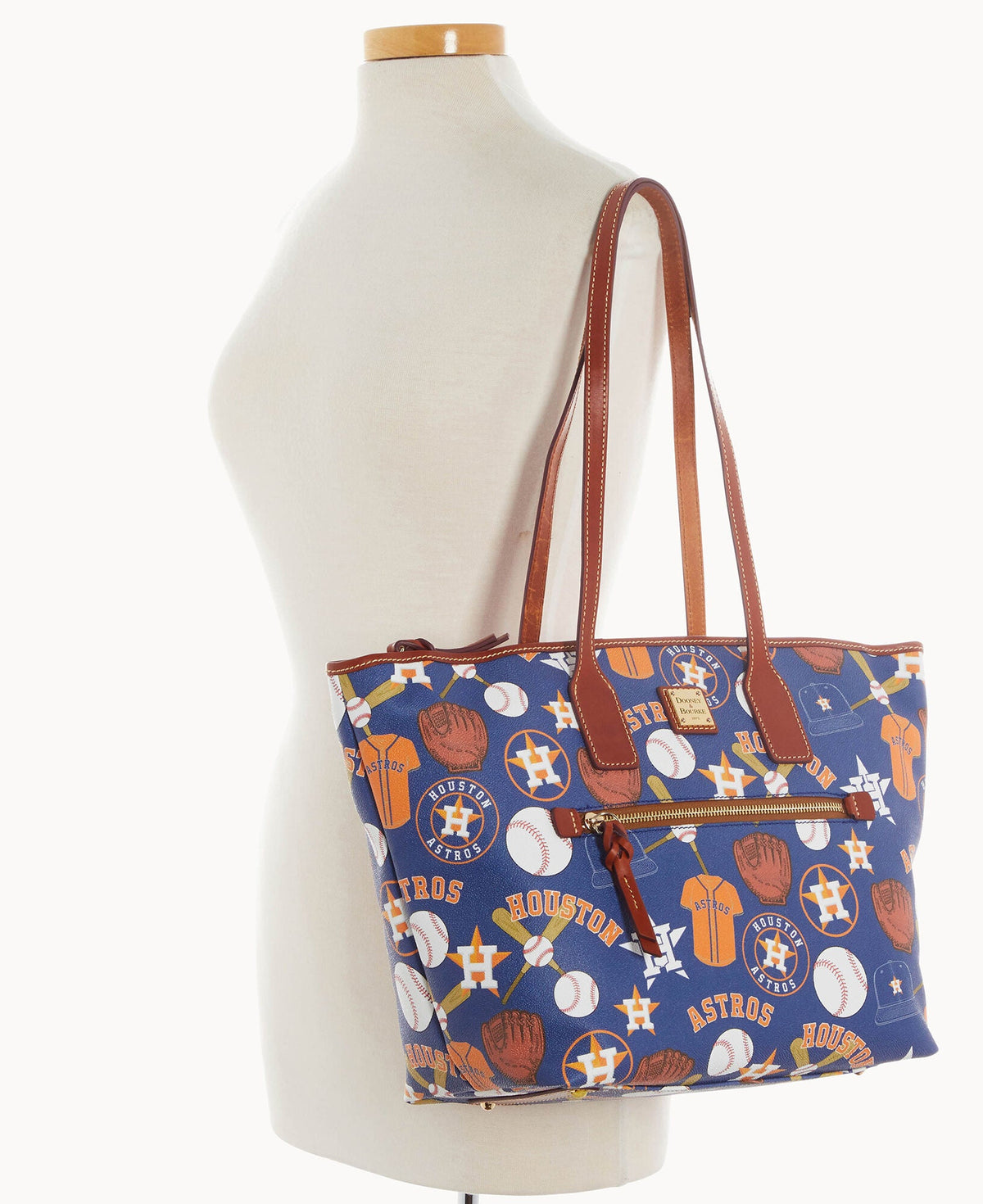 Dooney & Bourke MLB Astros Zip Tote