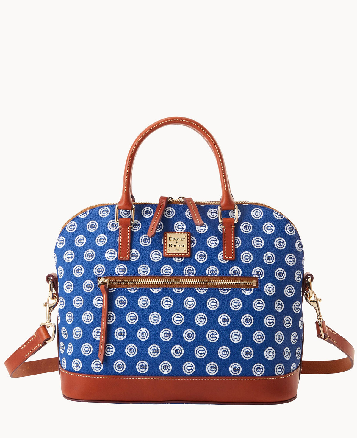 Dooney & Bourke MLB Cubs Domed Zip Satchel