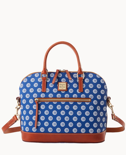 Dooney & Bourke MLB Cubs Domed Zip Satchel