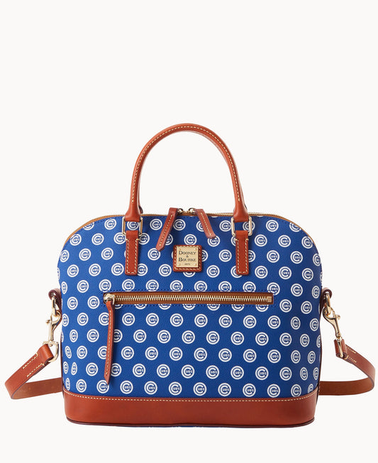 Dooney & Bourke MLB Cubs Domed Zip Satchel