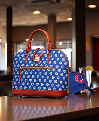 Dooney & Bourke MLB Cubs Domed Zip Satchel