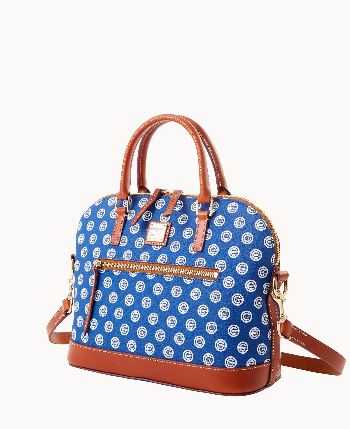 Dooney & Bourke MLB Cubs Domed Zip Satchel