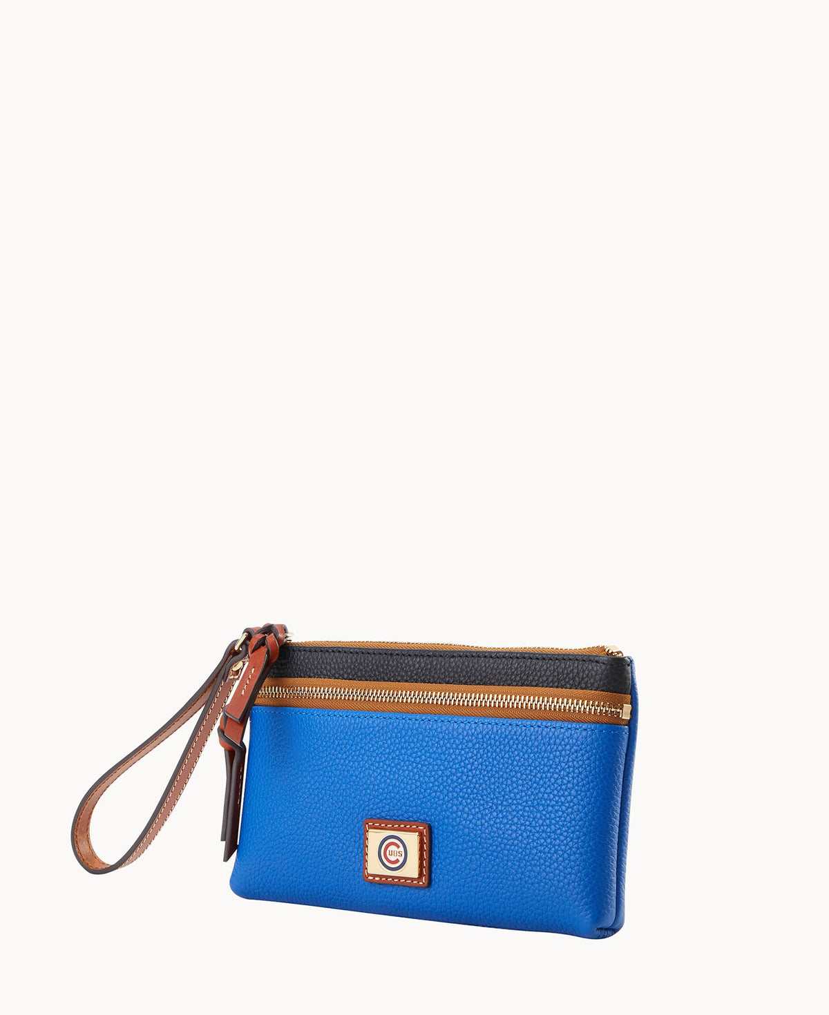 Dooney & Bourke MLB Cubs Double Zip Wristlet