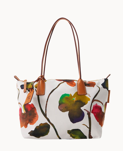 Dooney & Bourke Roberta Pieri Flower Classic Sm Robertina Tote w Long Handle