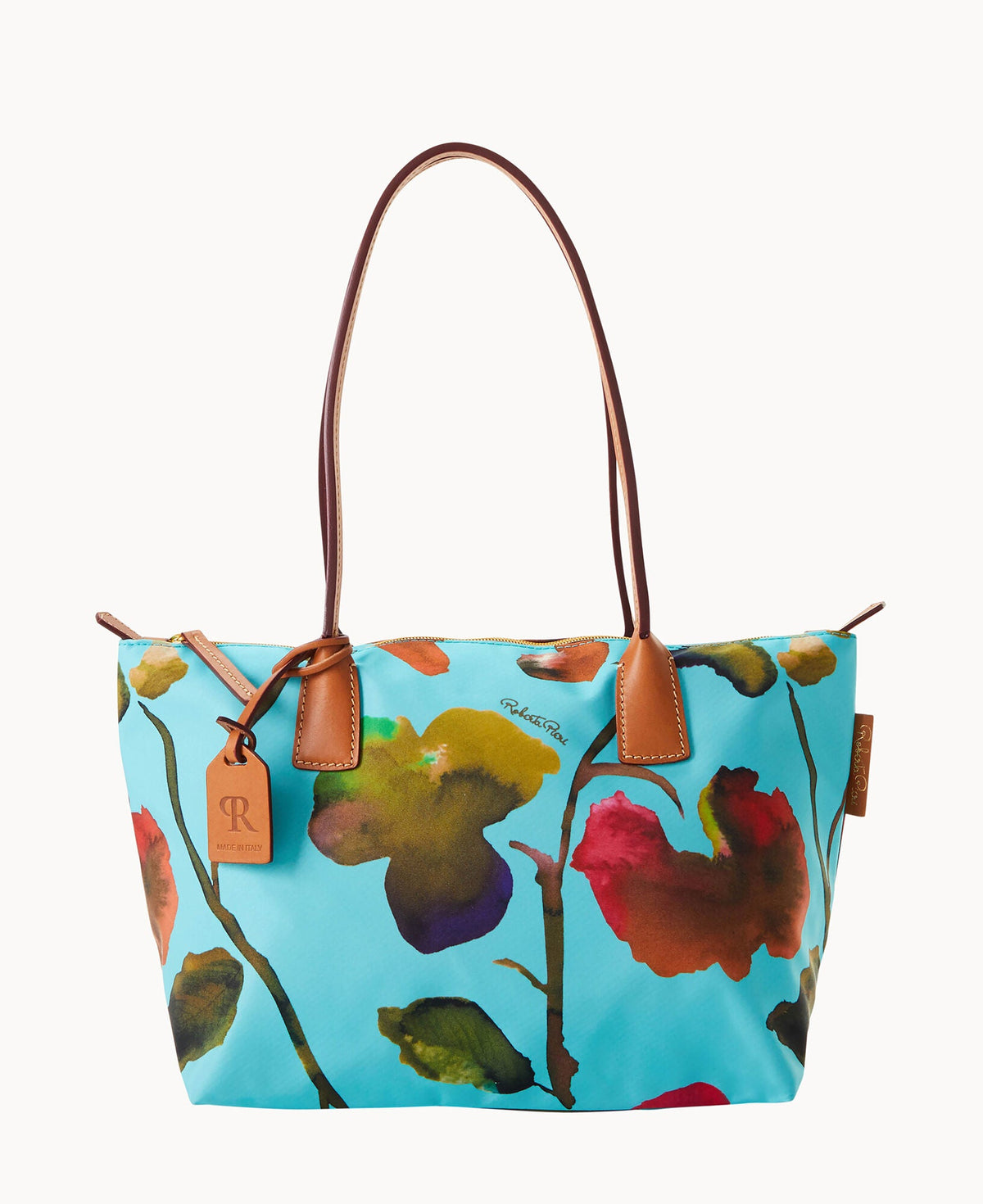 Dooney & Bourke Roberta Pieri Flower Classic Sm Robertina Tote w Long Handle