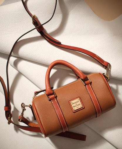 Dooney & Bourke Pebble Grain Crossbody Barrel Satchel 20