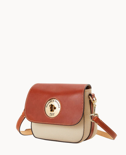 Dooney & Bourke Pebble Turnlock Flap Saddle