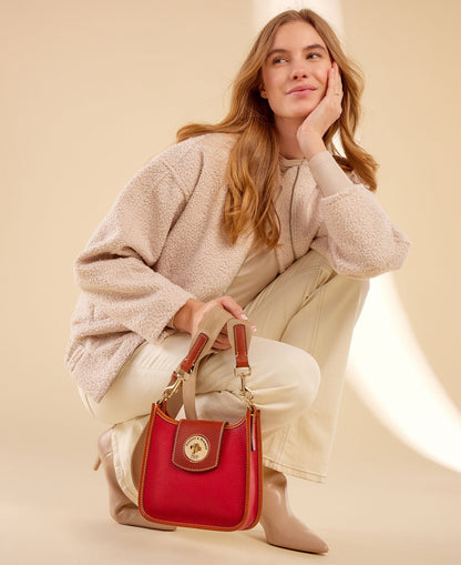 Dooney & Bourke Pebble Turnlock Messenger 20