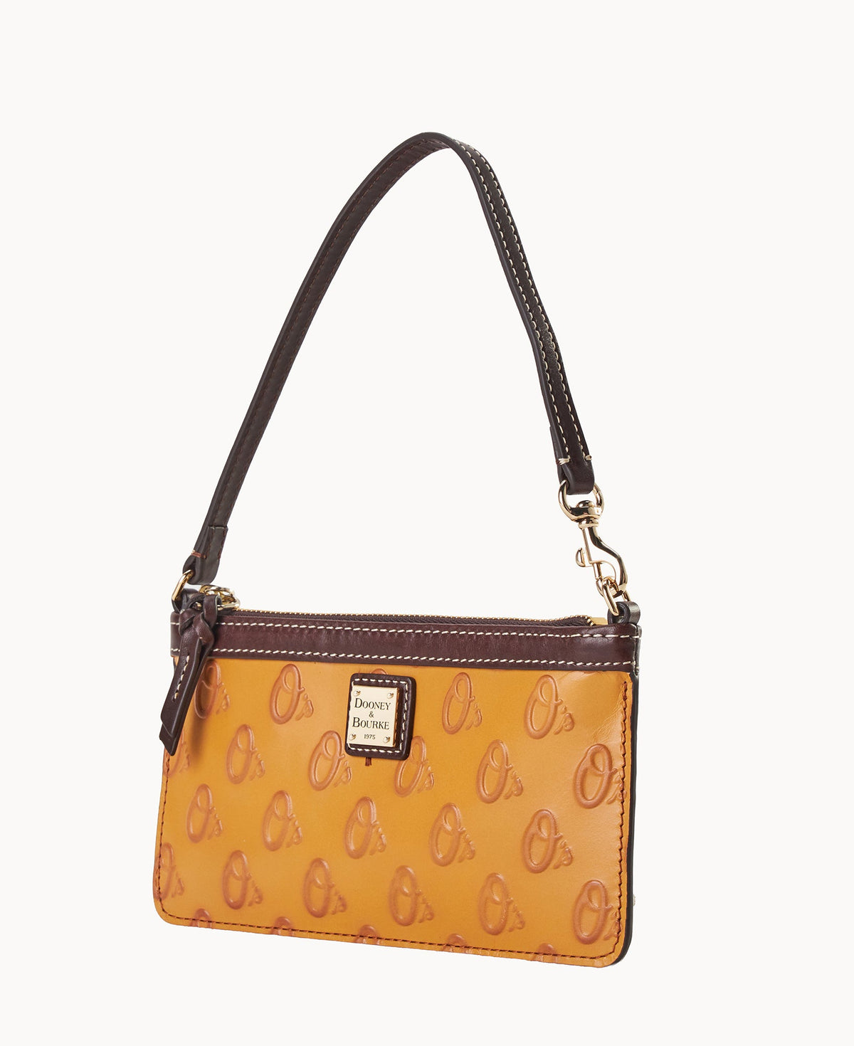 Dooney & Bourke MLB Orioles Large Slim Wristlet