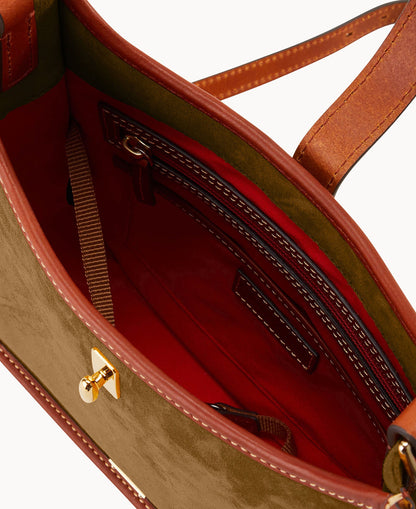Dooney & Bourke Suede Messenger Crossbody