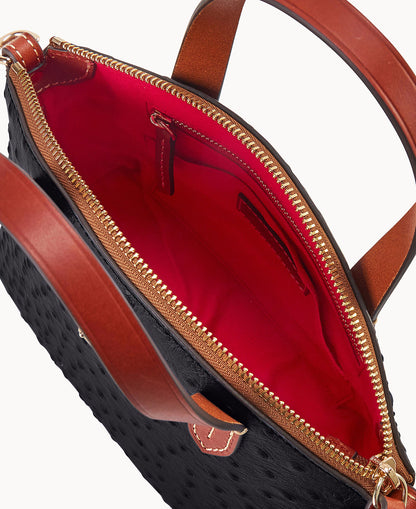 Dooney & Bourke Ostrich Ruby