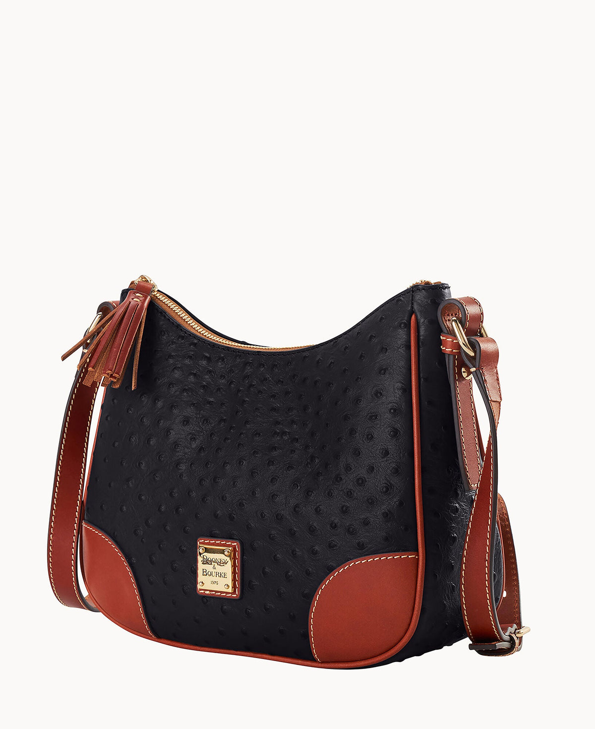 Dooney & Bourke Ostrich Crossbody Hobo