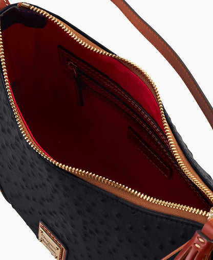 Dooney & Bourke Ostrich Crossbody Hobo