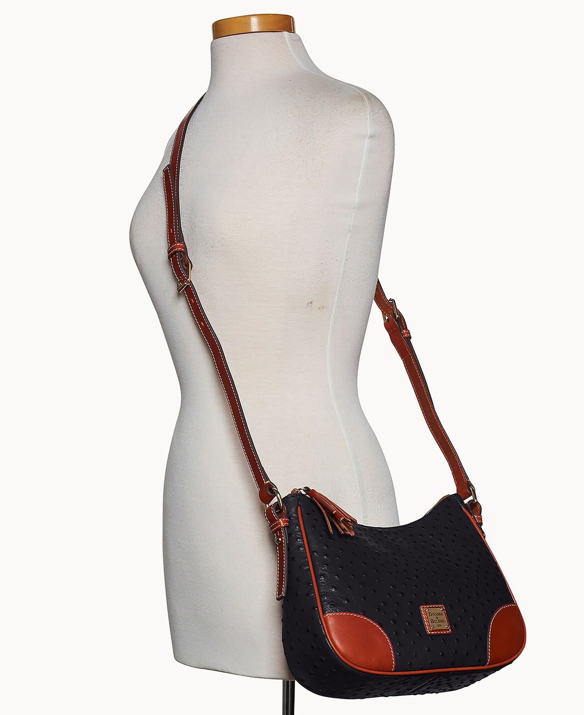 Dooney & Bourke Ostrich Crossbody Hobo