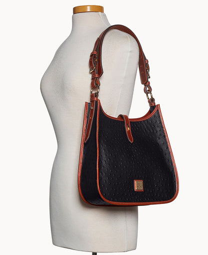 Dooney & Bourke Ostrich Large Messenger