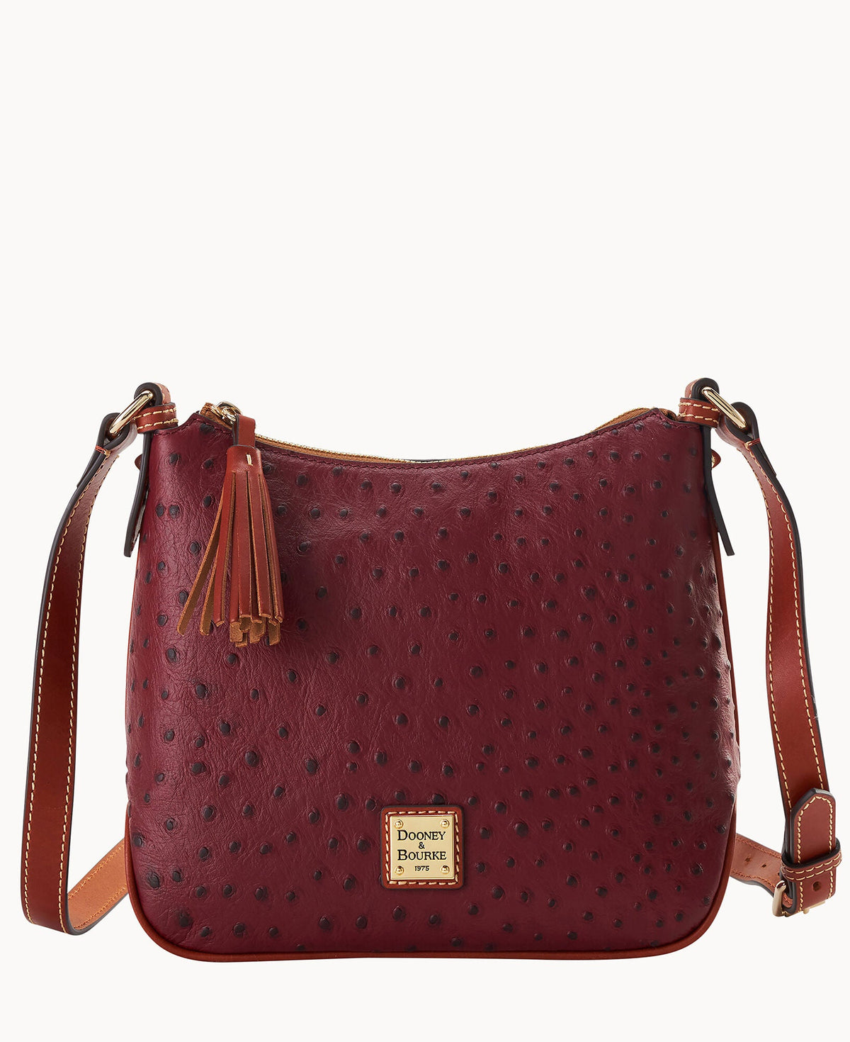 Dooney & Bourke Ostrich Crossbody Hobo