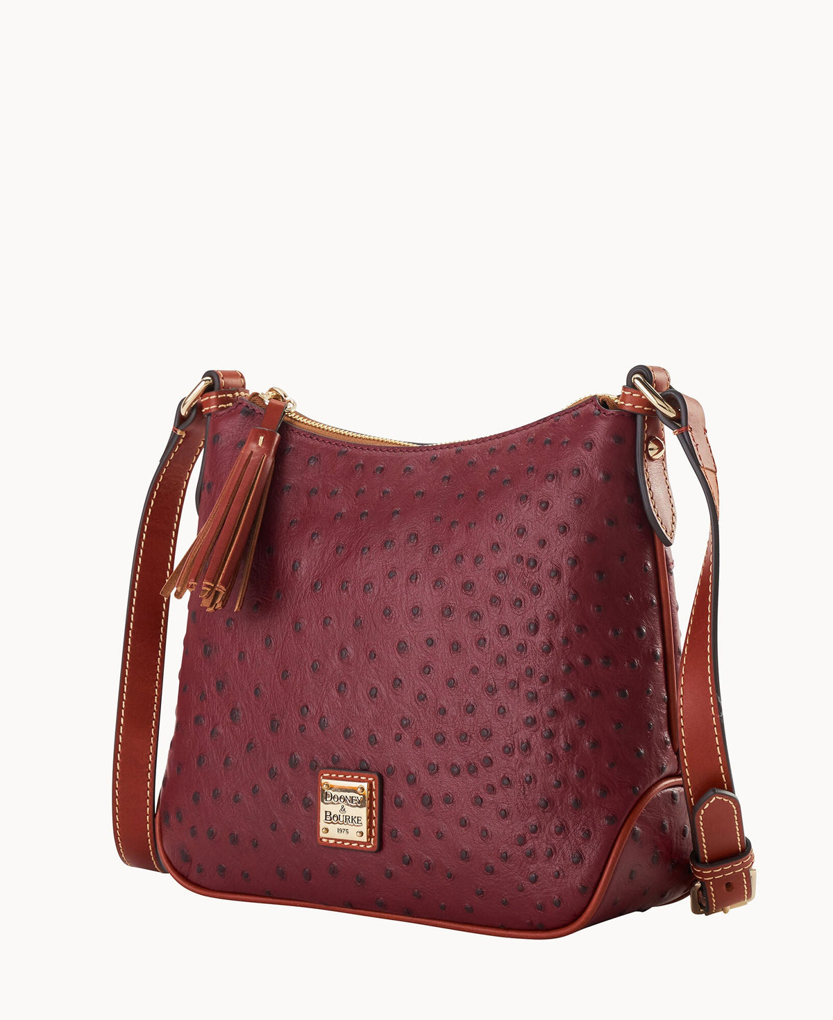 Dooney & Bourke Ostrich Crossbody Hobo