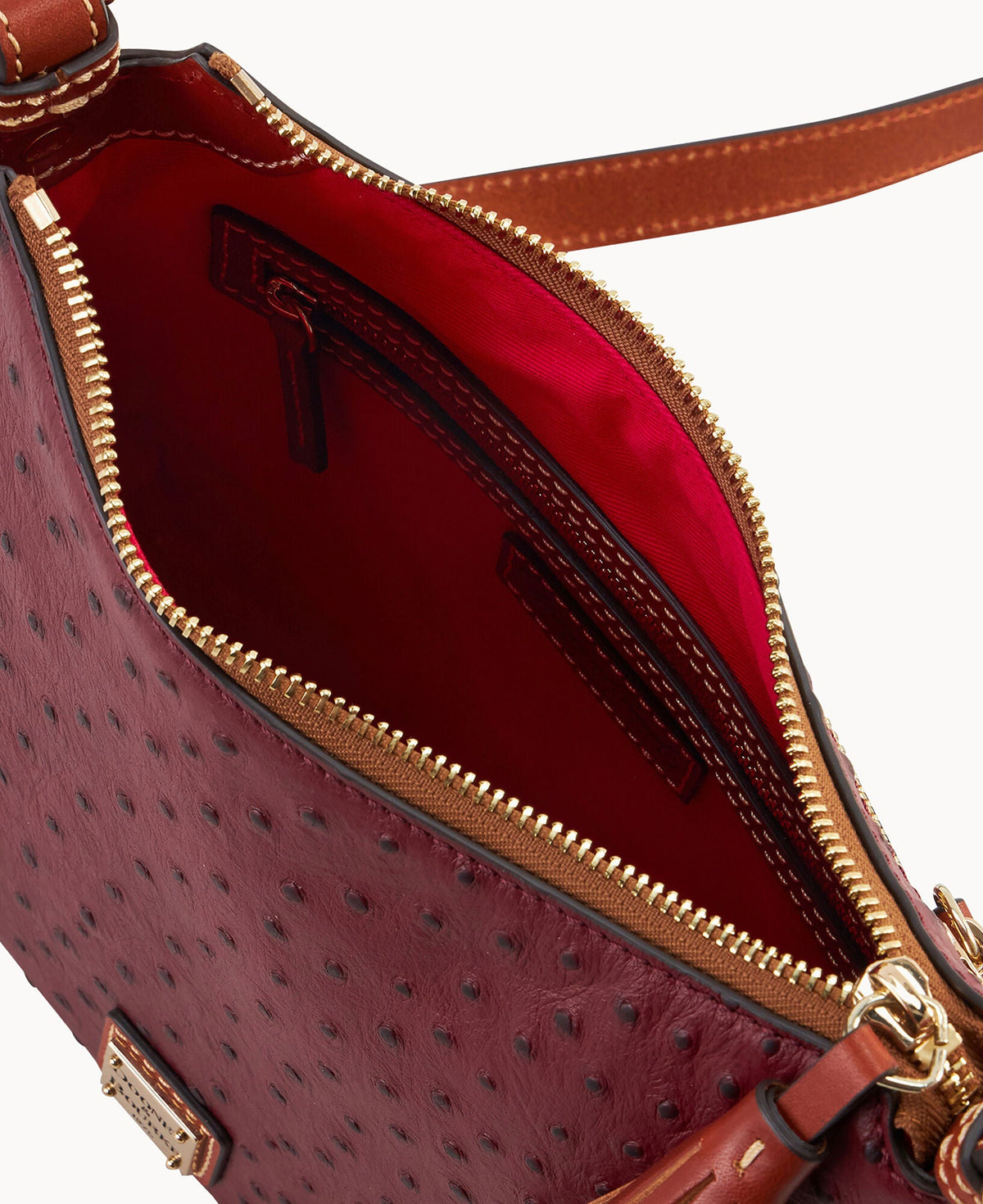 Dooney & Bourke Ostrich Crossbody Hobo