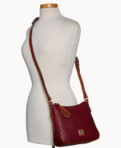Dooney & Bourke Ostrich Crossbody Hobo