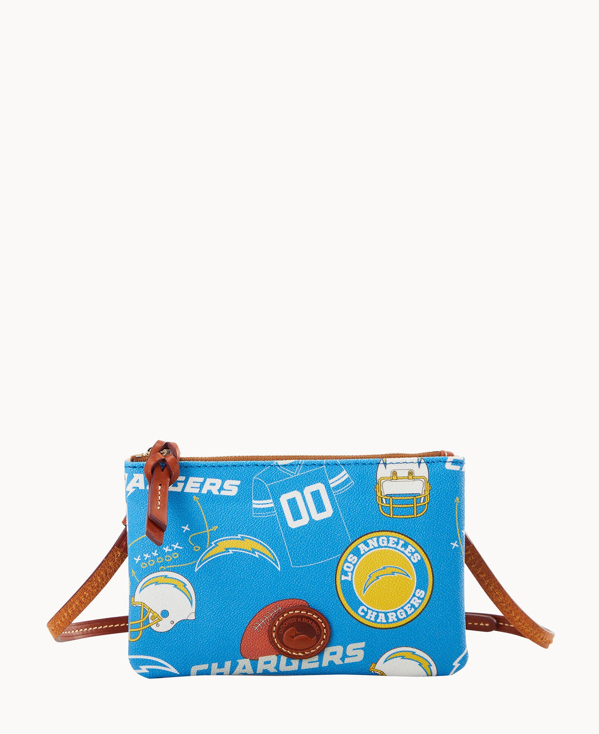 Dooney & Bourke NFL Chargers Top Zip Crossbody