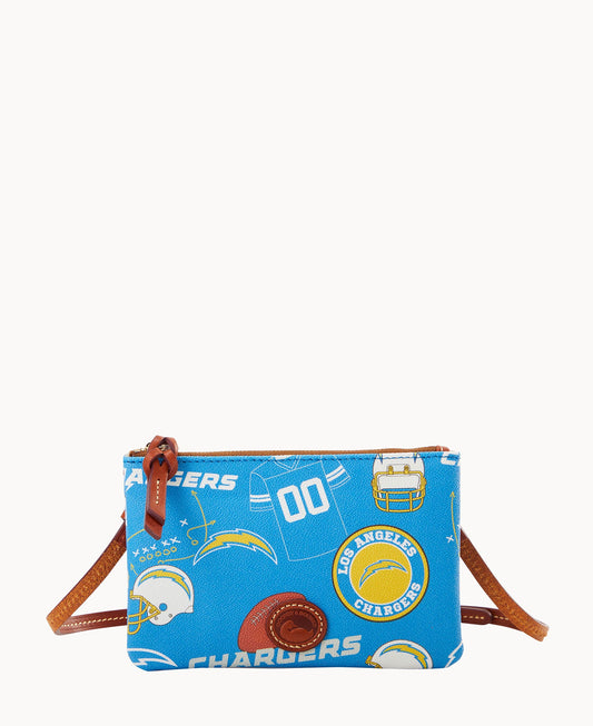 Dooney & Bourke NFL Chargers Top Zip Crossbody