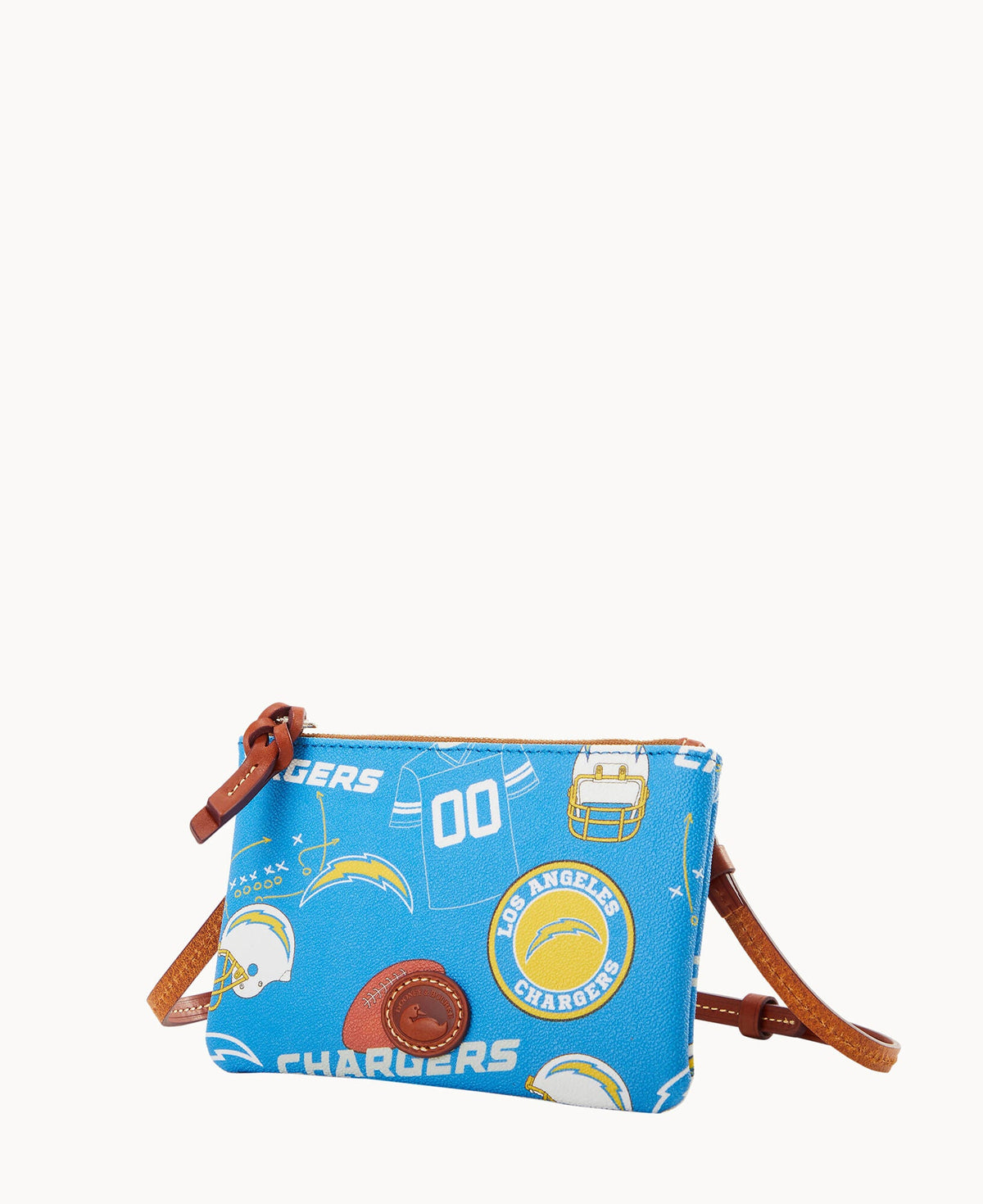 Dooney & Bourke NFL Chargers Top Zip Crossbody