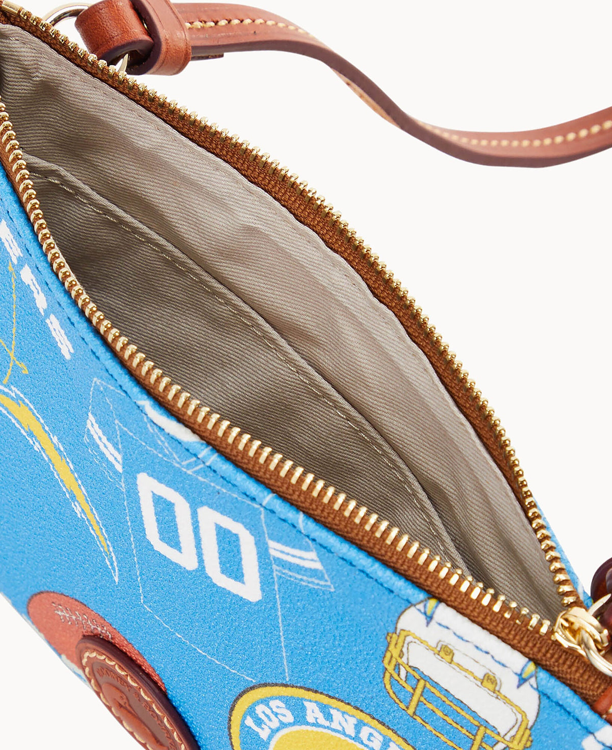 Dooney & Bourke NFL Chargers Top Zip Crossbody