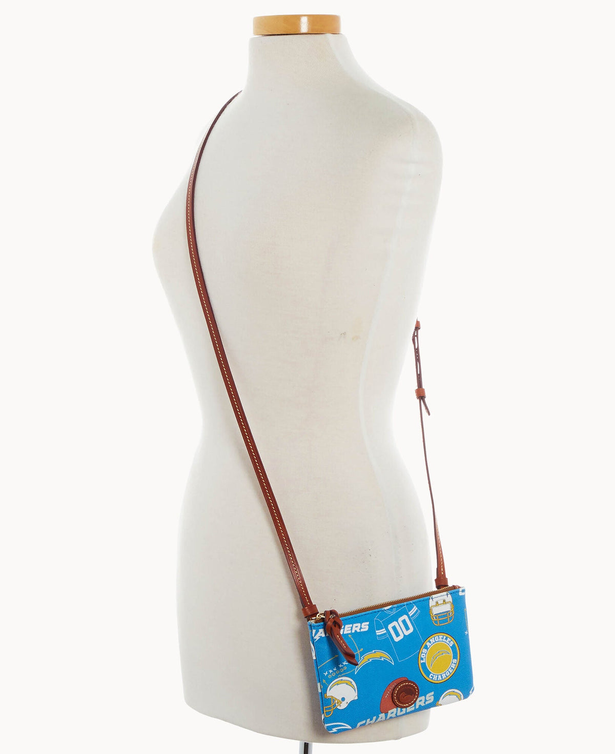 Dooney & Bourke NFL Chargers Top Zip Crossbody