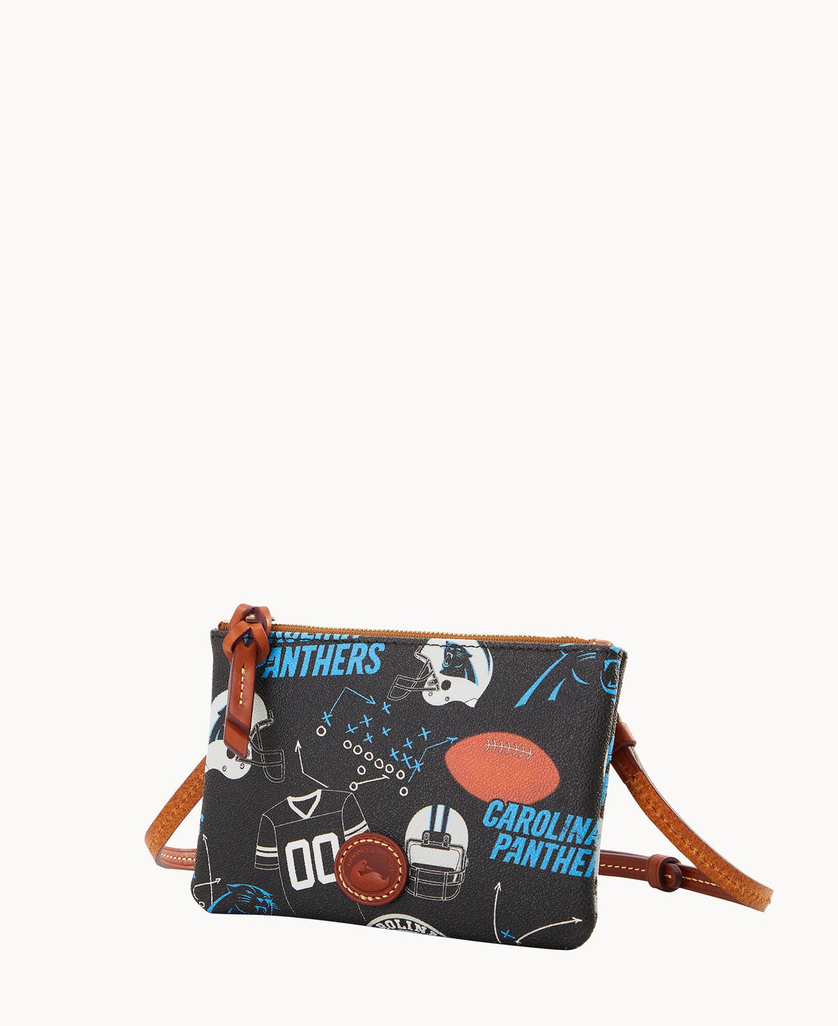 Dooney & Bourke NFL Panthers Top Zip Crossbody